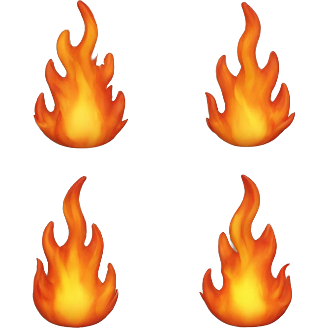 3d fire emoji