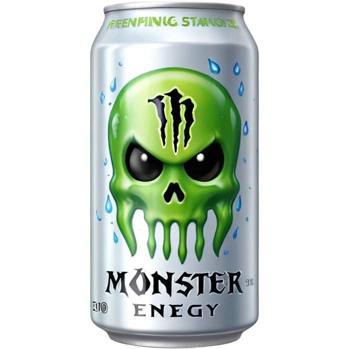 White monster energy drink  emoji