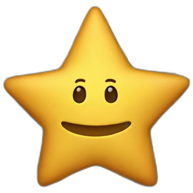 star holding a newspaper emoji