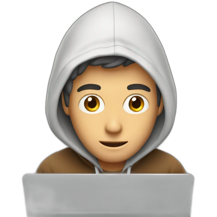 man-behind-laptop-close-head-hood emoji