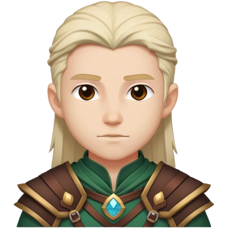 DnD character and his outfit emoji