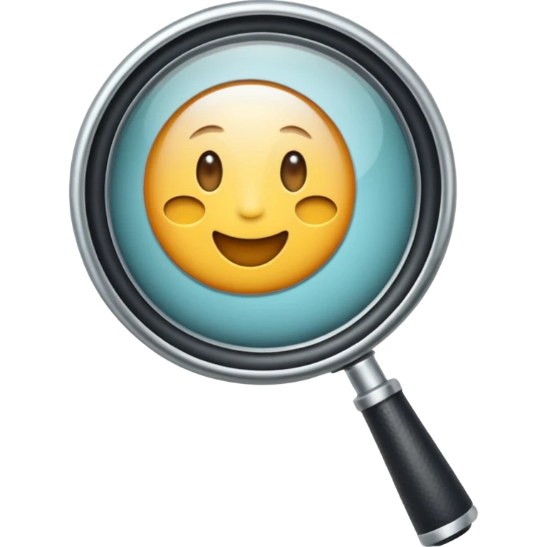 Magnifier emoji