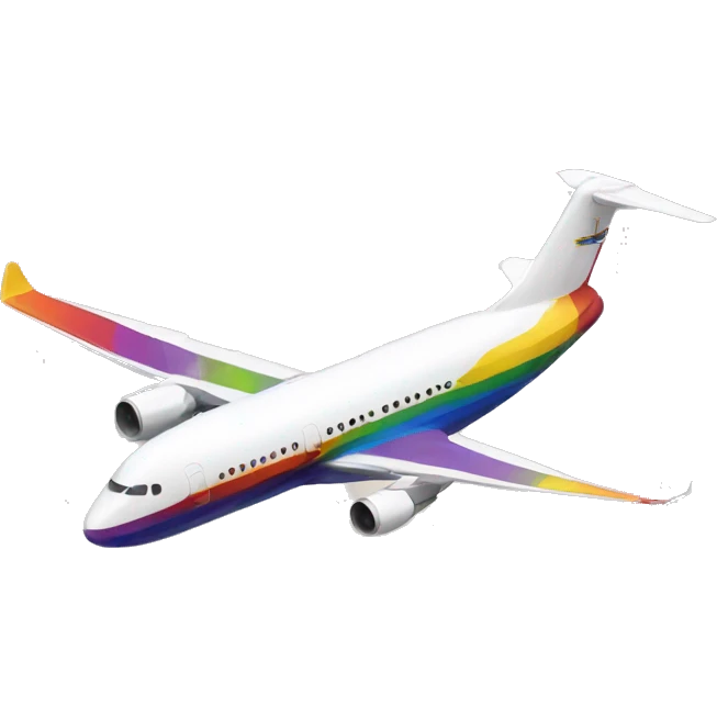 Pride Airplane emoji