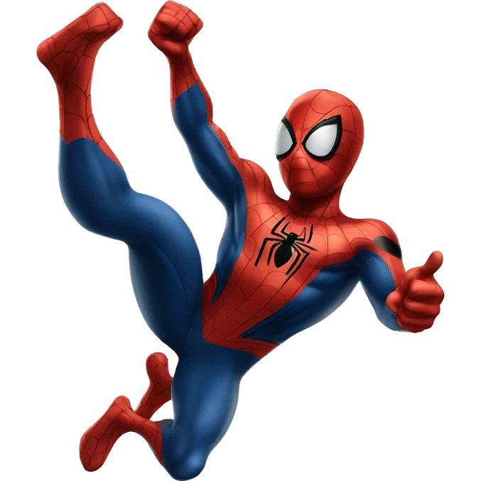 Spider-Man with thumb up emoji