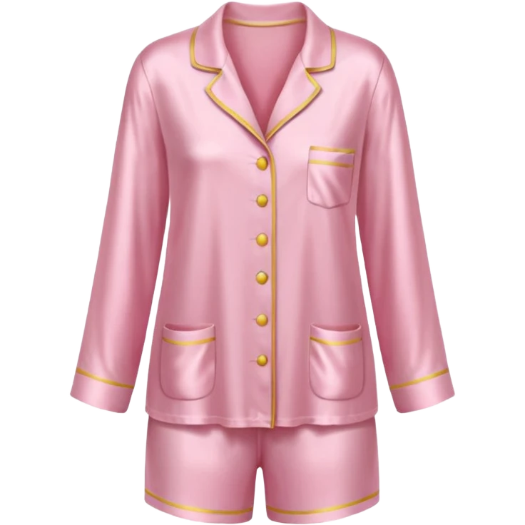 light pink silky pajamas emoji