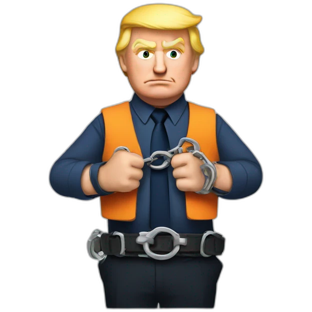 trump-in-handcuffs emoji