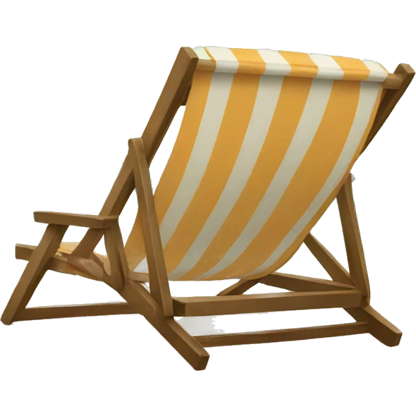 beach chair back emoji