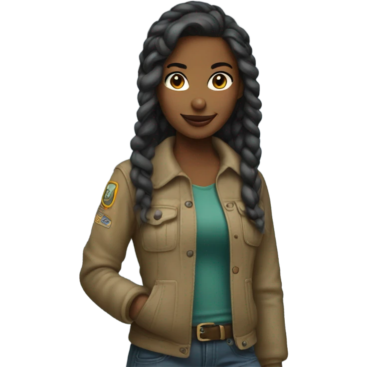 Jeep girl  emoji