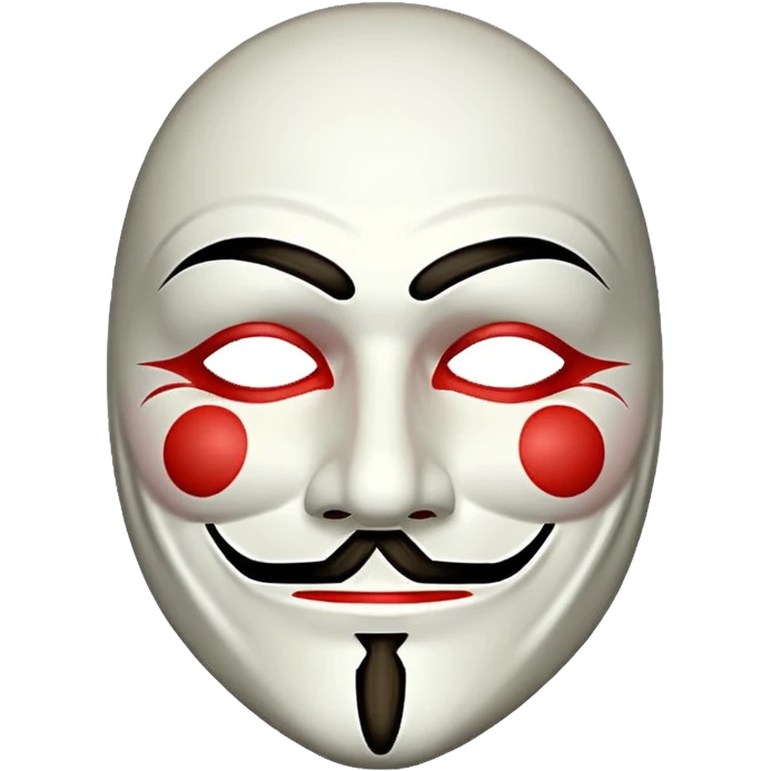Guy Fawkes mask emoji
