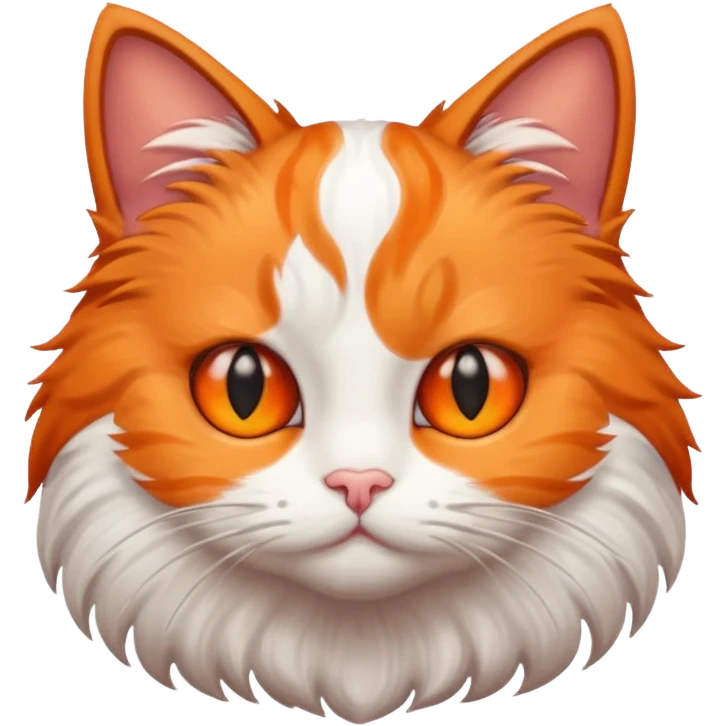 Un gato con ojos enamorados  emoji