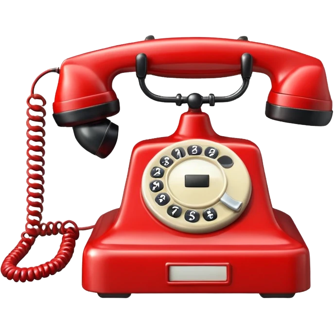 telephone red call emoji