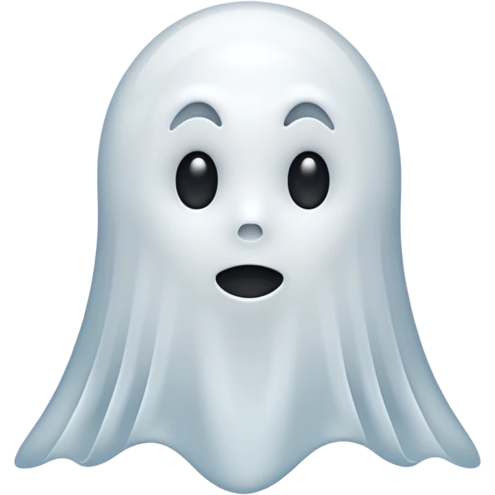 I need a spirit emoji like a ghost but very whispy and airy looking, not so emoji or fake looking make it more realistic  emoji