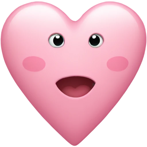 pink pastel heart emoji