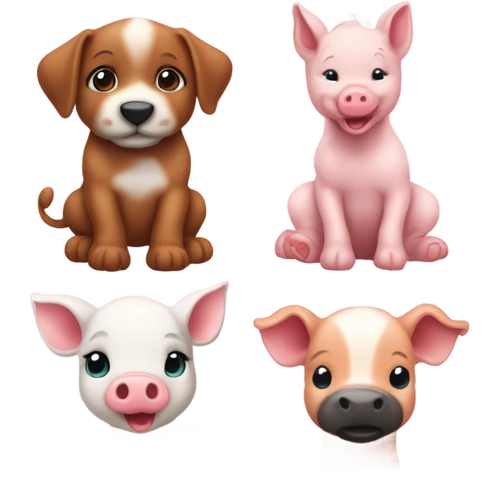 Happy baby animals  emoji