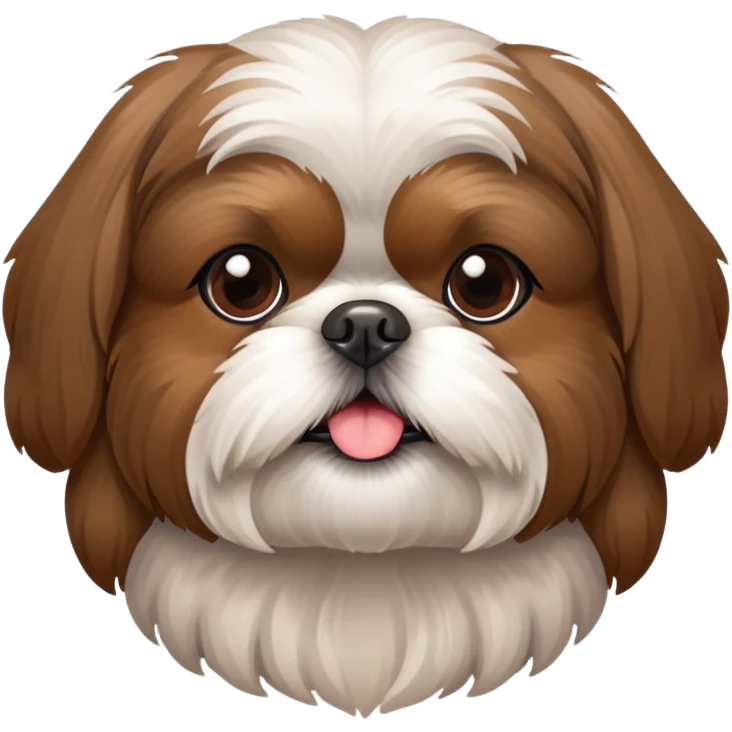 brown shih tzu emoji