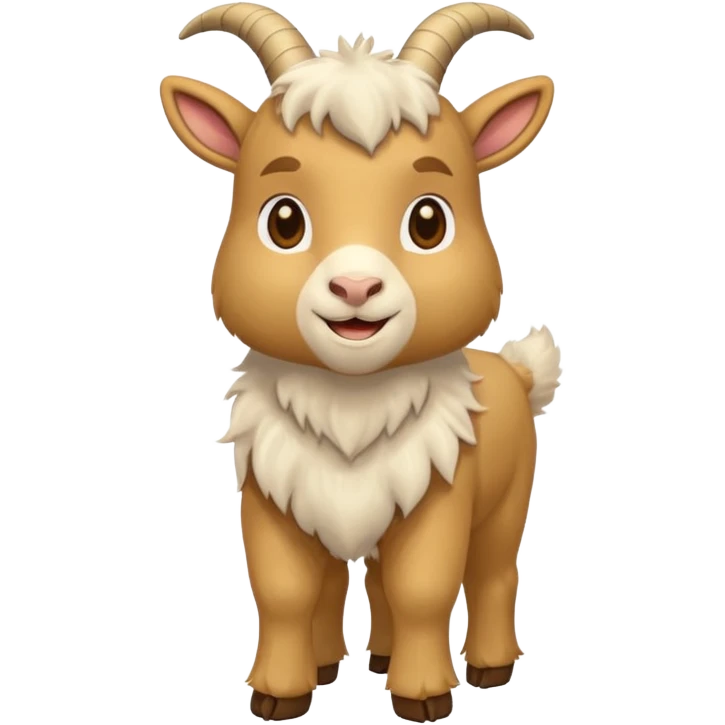 golden goat, like the original goat emoji emoji