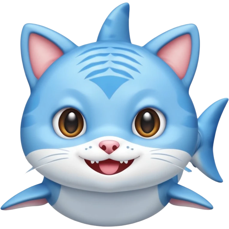 shark cat mofusand emoji