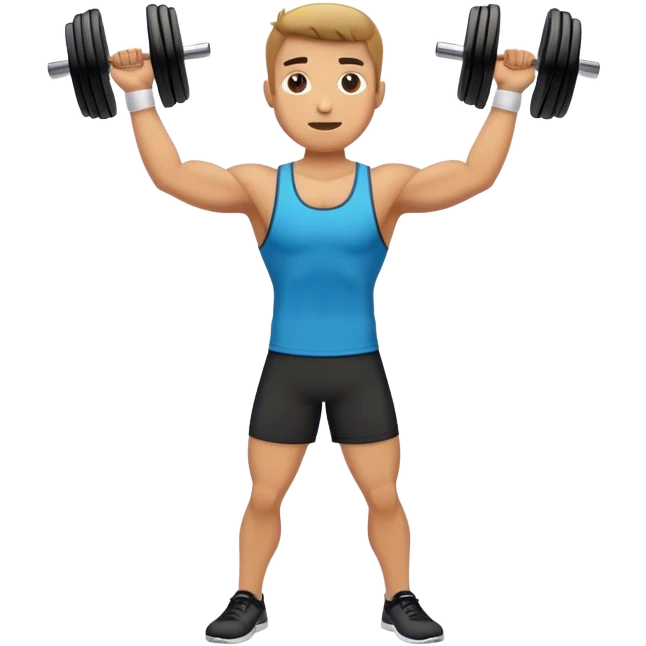 gym guy T-pose emoji