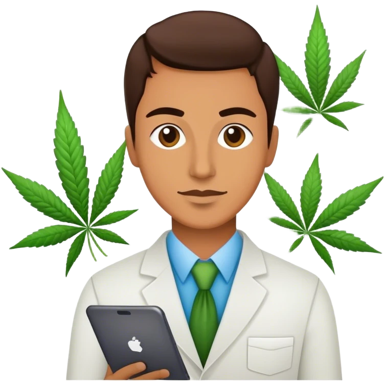Data analyst building business intelligence tools for the cannabis industry emoji
