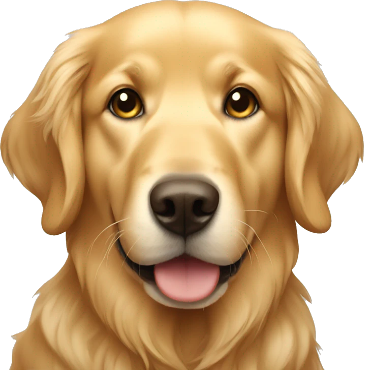 Golden retriever emoji