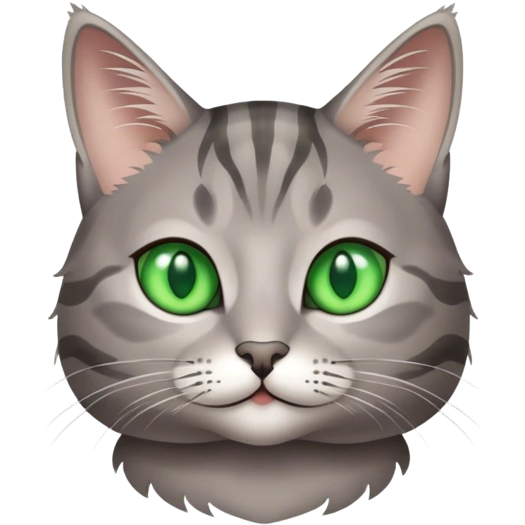 Small gray tabby kitty  emoji