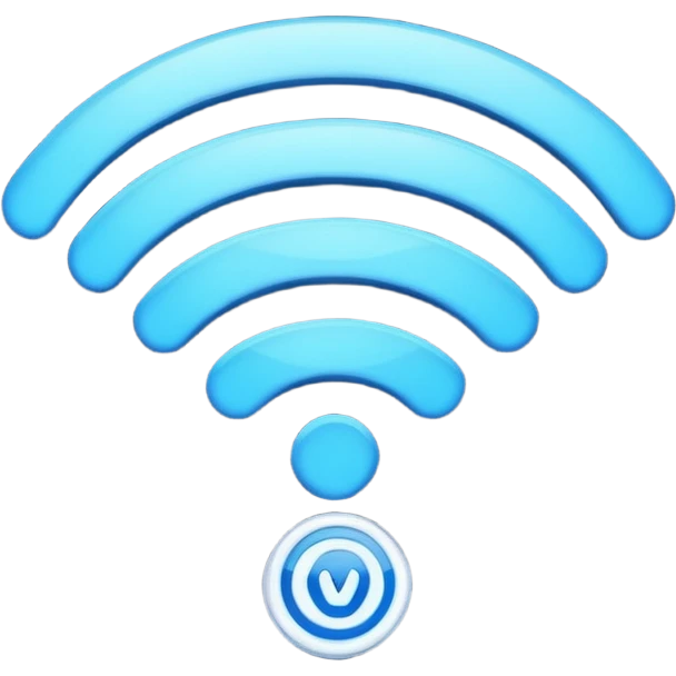 wifi blue emoji