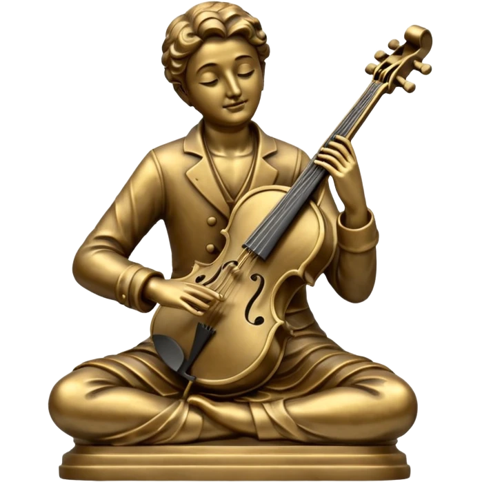 musician statue emoji