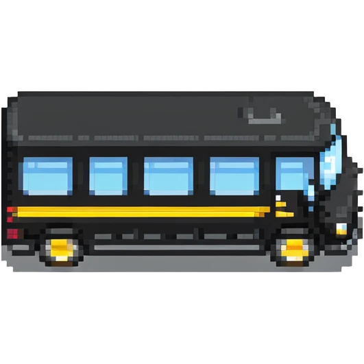 tiny simple city bus transportation icon, modern colors, minimal details, small size emoji