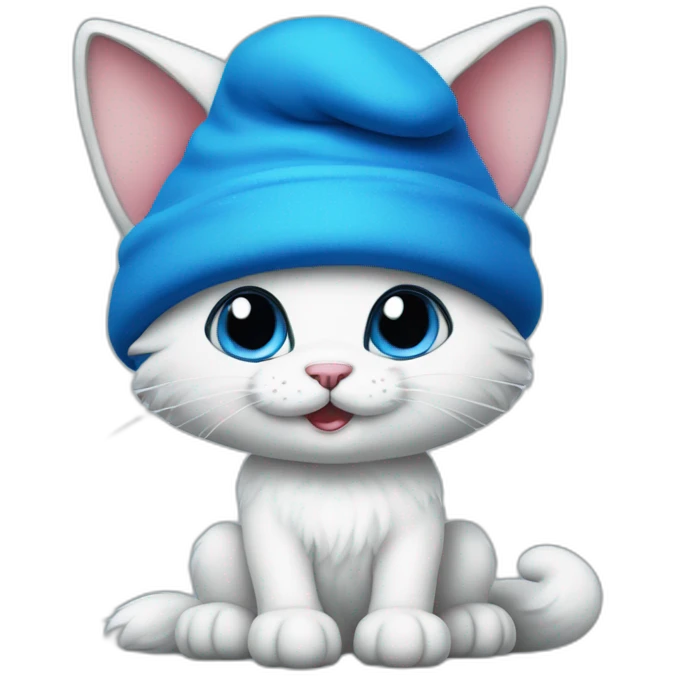 smurf cat emoji
