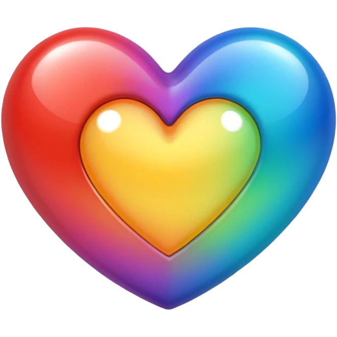Cœur multicolore emoji