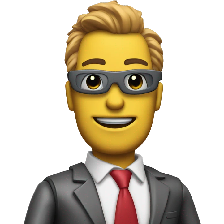 robot chicken office worker emoji