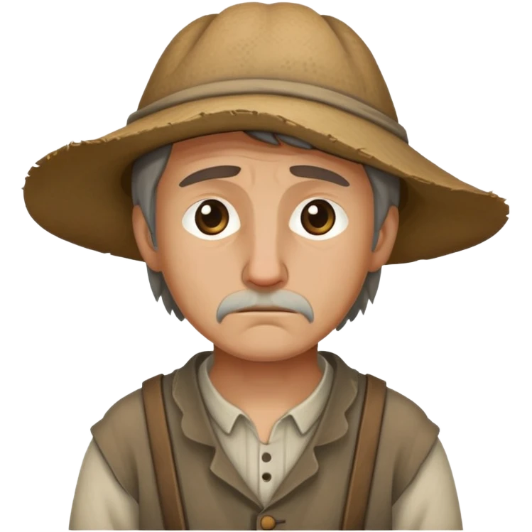 peasants sad emoji