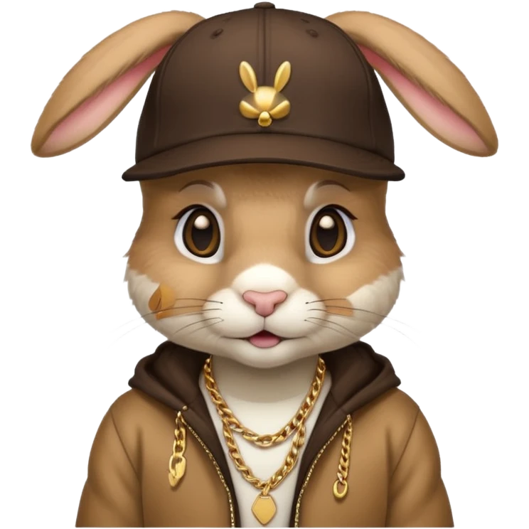 Rapper rabbit  emoji