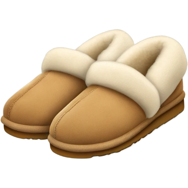 Cozy UGG Tasman slippers  emoji
