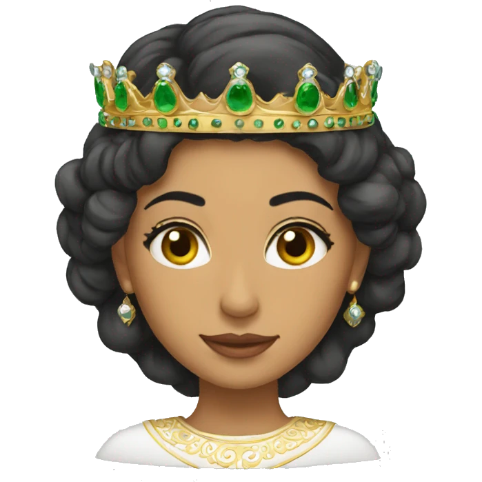 crown queen Saudi arabia emoji