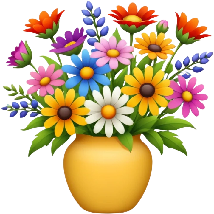Cute flower bouquet  emoji