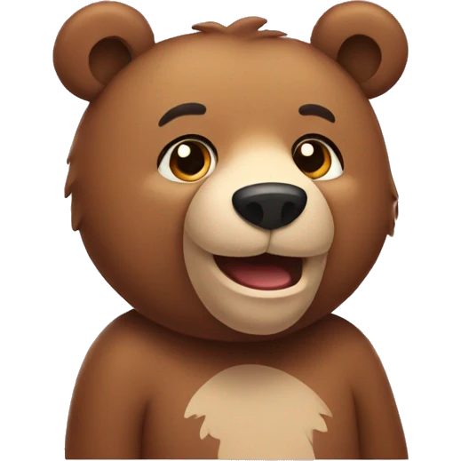  bear with love emoji