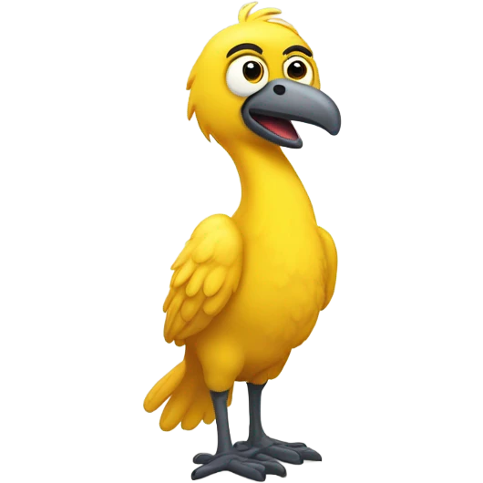 Big bird from Sesame Street  emoji
