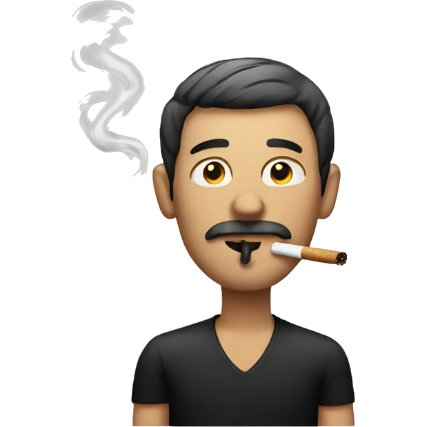 Smoking guy emoji