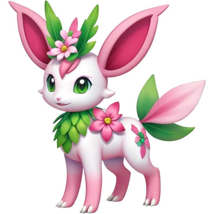 Shiny Exotic Sylveon-Shaymin-Meganium-Hybrid-Creature emoji