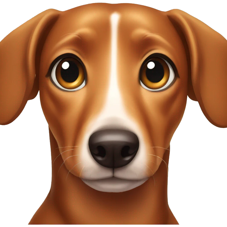 Dashund cute eyes emoji