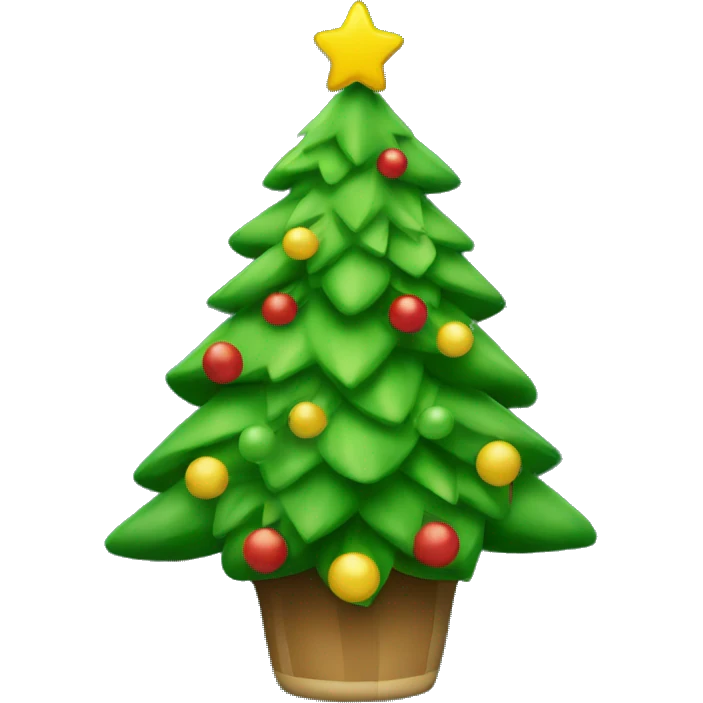 Christmas tree emoji