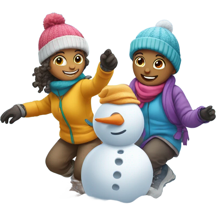 Snow day emoji