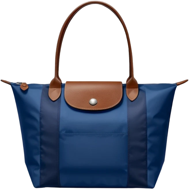 Navy longchamp bag emoji