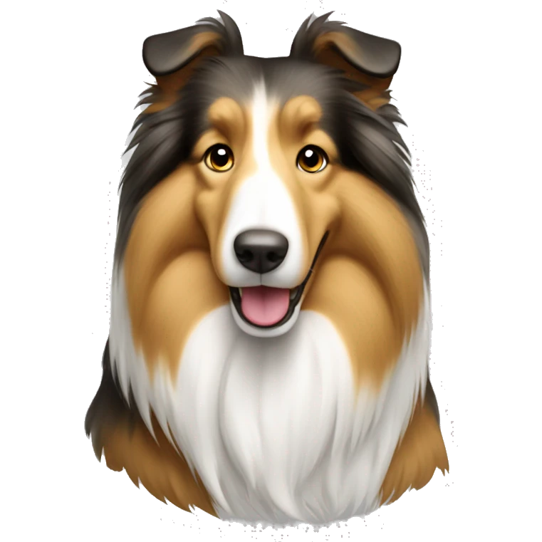 Rough collie emoji