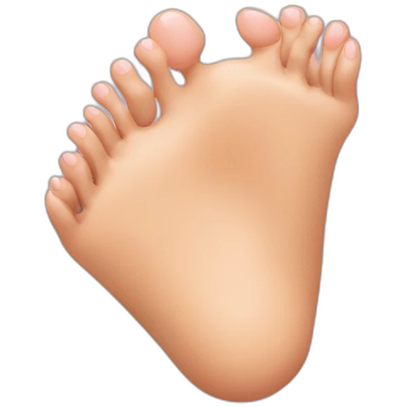 feet in mouth emoji