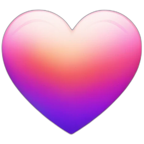 heart with colorful gradient emoji