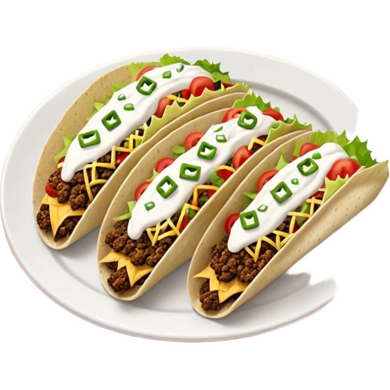 platter of tacos emoji