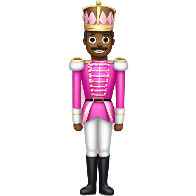 Pink nutcracker  emoji