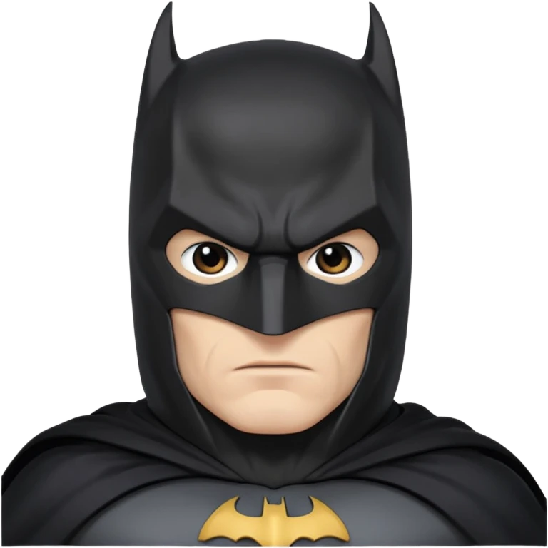 Batman white emoji